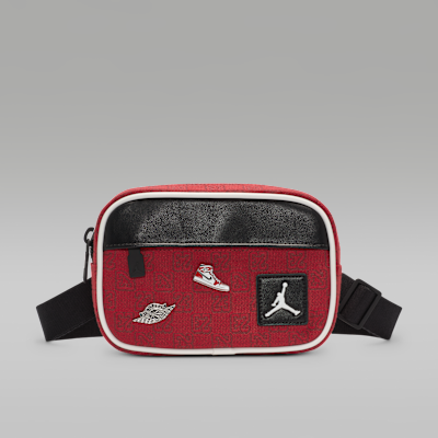 JORDANジョーダン カメラバッグ モノグラム黒ショルダーポーチNIKE